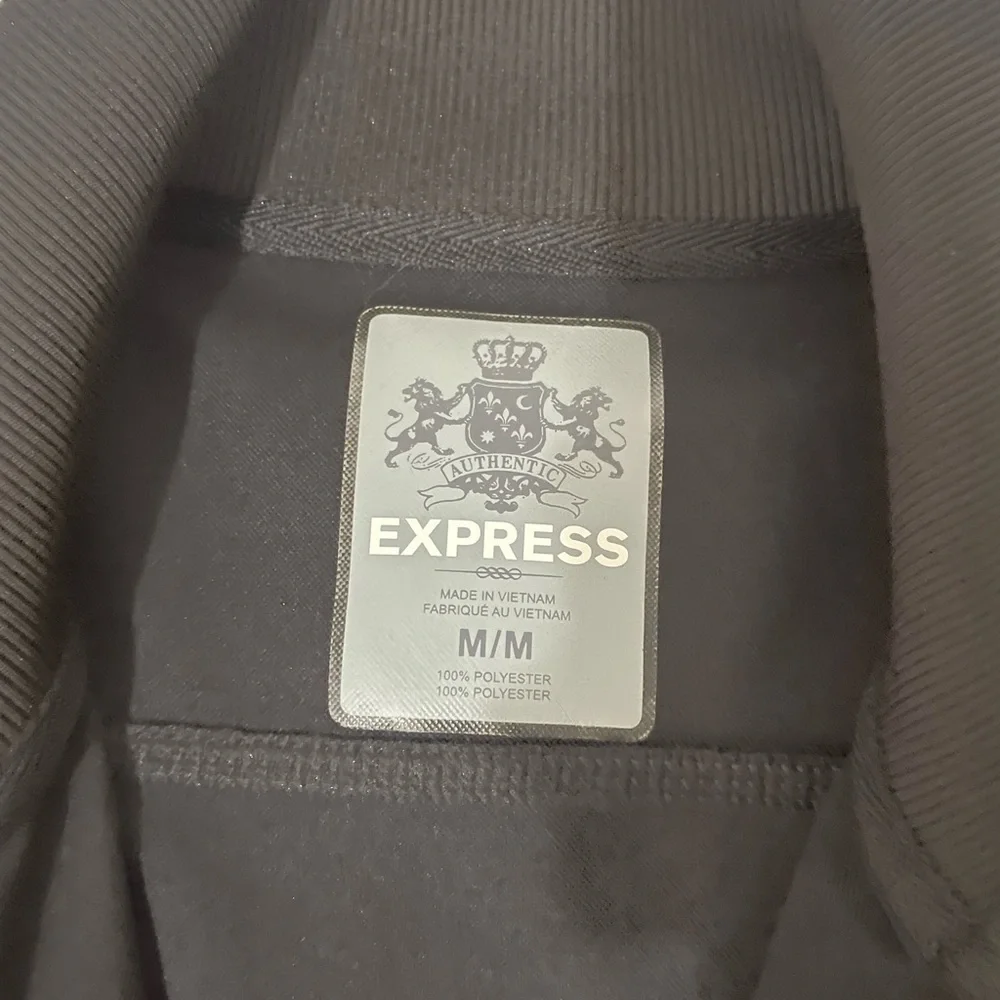 Express Men's Black Military Jacket